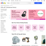 [eBay Plus] 15% off Eligible Items (Max Discount $300 Per Transaction) @ eBay