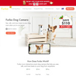 Furbo Dog Camera: Treat Tossing, Full HD Wi-Fi, 2-Way Audio / $249 ($110 off) + Free Shipping @ Furbo Online Shop