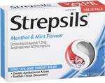 ½ Price Strepsils Double Antibacterial Lozenges Menthol & Mint 36 Pack $5.25 (Was $10.50) @ Woolworths