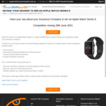 Win an Apple Watch Series 6 Worth $599 from Insurance Watch