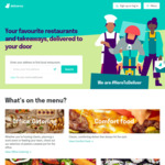 $10 off $25 Spend @ Deliveroo
