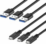 Rankie USB-A 3.1 to USB-C 1M (3 Pack) $5.95 + Delivery @ Smooth Sales