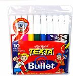 Texta Bullet Tip Colouring Marker Wallet 10 $1.79 + Delivery ($0 with Prime/ $39 Spend) @ Amazon AU