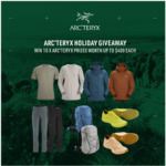 Win 1 of 10 Arc'teryx Prizes worth up to $400 each from Arc'teryx