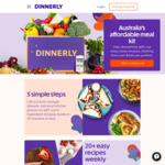 $80 Voucher for 4 Meal Kits ($30 off 1st, $20 off 2nd and 3rd, $10 off 4th) & Free Shipping (Expired) @ Dinnerly