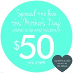 Metalicus Mother's Day Spend $150 and Get $50 Gift Voucher