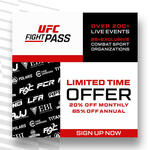 65% off Annual Subscription to UFC Fight Pass A$36.75 (Was A$104.99) @ UFC Fight Pass Facebook