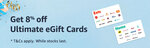 8% off Ultimate eGift Cards @ Amazon AU