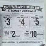 [NSW] $3 Large Value Pizzas, $4 Large Value Max Pizzas, $5 Large Traditional Pizzas (Pick up) @ Domino's Marrickville