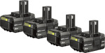 Ryobi 18V ONE+ 4x 4.0ah Lithium Battery Pack $249 + Delivery ($0 C&C) @ Bunnings