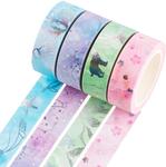 Silver Washi Masking Tape IG Style Foil (4 Rolls x 15mm) $1.25 + Del ($0 Prime/ $39 Spend) @ Shopping Kangaroo via Amazon AU