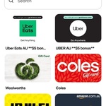 $5 Bonus on $50 Uber & Uber Eats Gift Card @ Afterpay (Platinum & Mint Tier Required)