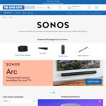 15% off Sonos + Delivery ($0 C&C) @ The Good Guys