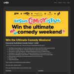 [QLD] Win The Ultimate Comedy Weekend from Lowd