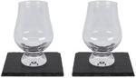 Nolan Whiskey Glasses and Slate Coasters Set of 2 $12.50 + Free Delivery @ Giftbox