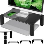 Zumist Glass Monitor Stand Riser: 1Pcs $12.99; 2 Pcs $22.99 (47% -52% off) Delivered @ AUSELECT AU