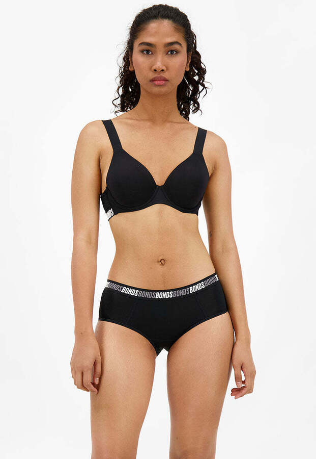 6 x Womens Jockey Parisienne Bamboo Bikini Underwear Undies Briefs Black