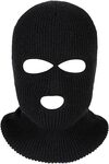 Black 3-Hole Full Face Cover Ski Mask $10.19 + Delivery ($0 With Prime) @ MH MOIHSING Amazon AU
