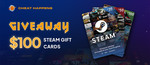 Win 1 of 10 $100 Steam Gift Cards from Cheat Happens