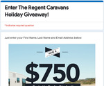 Win a $250 Caravan Park Holiday Voucher + Cruise Master D035 from Regent Caravans
