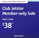 [Club Jetstar] Domestic Airfares from $38 One Way @ Jetstar