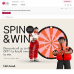 Win up to 60% off at LG Store from LG