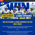 Win The Ultimate LA Rams Experience in Los Angeles Worth $18,500 from ESPN [Excludes SA]
