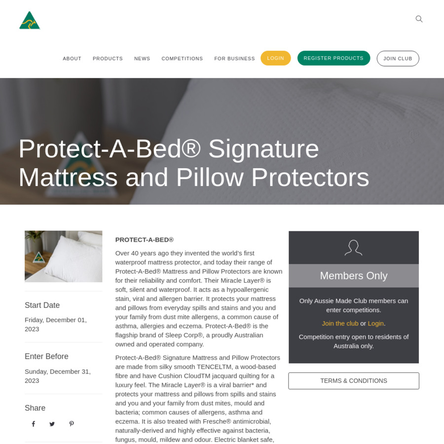Win Protect-A-Bed Signature Mattress and Pillow Protectors from ...
