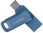 SanDisk 256GB Ultra Dual Drive Go USB Type-C Blue $32.10 + Delivery ($0 with Prime/ $59 Spend) @ Amazon US via AU