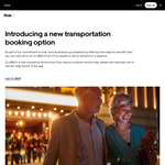 $50 off First Telephone UBER Rideshare Booking @ Uber (New Customers only)