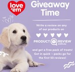 Get a Free Pack of Love'em Dog Treat for Your Product Review (50 Claims) @ Love’em Pet Treats