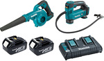 Buy Makita B-90629 Dual Port Rapid Charger & 2x 3Ah Batteries $349 Del, Get Free 18V Blower & Inflator @ Power Tool Specialists