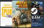 Win a Key for Metal Slug Tactics on Steam, a $20 USD Steam Gift Card, or a PUBG Mobile 1800 UC Gift Card from Premium CD Keys