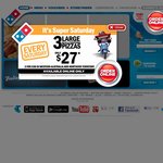 Domino's Traditional Pizzas Pickup for $5.95 between 2 PM - 4 PM