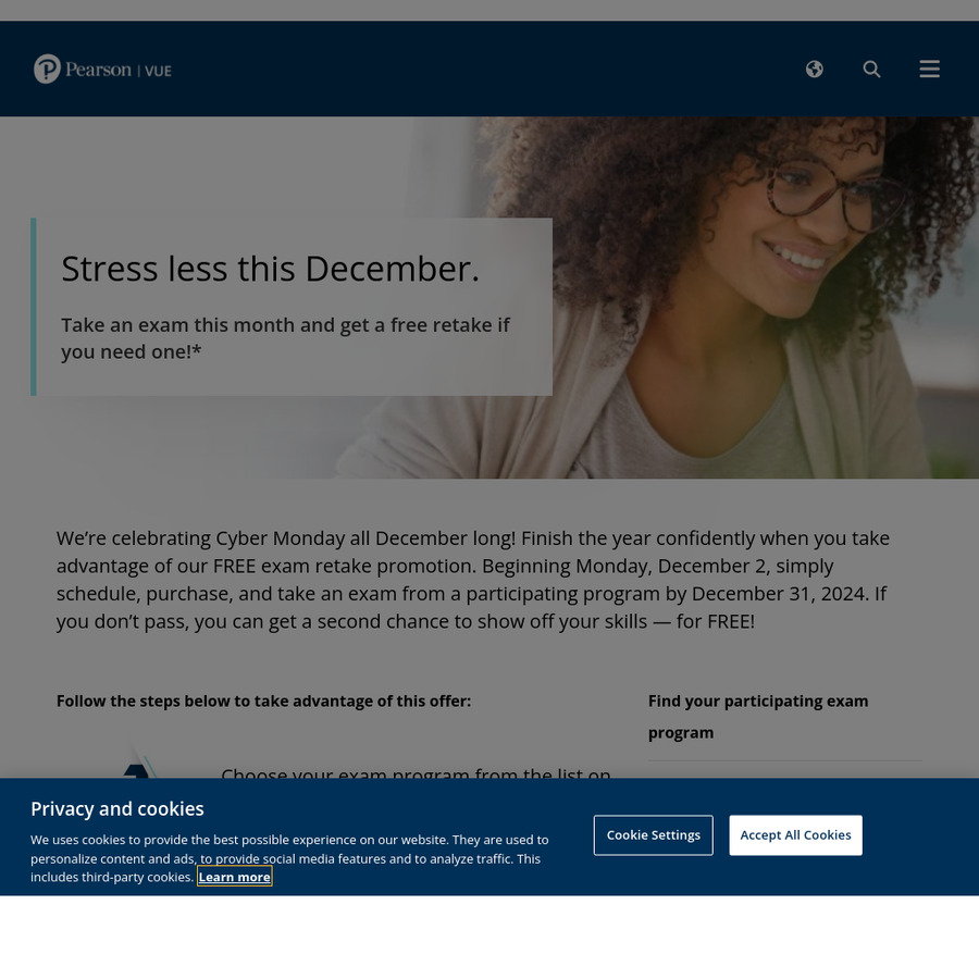 Pearson Cyber Monday Free Retake OzBargain