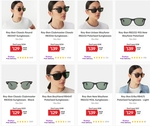 Rayban Sunglasses up to 40% off (up to $140) + $10 off with Code (1 Use Per Account) + Delivery ($0 with OnePass) @ Catch