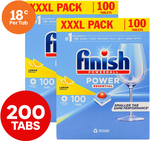 2 x 100pk Finish Powerball Power Essential Dishwashing Tablets Lemon Sparkle $21.60 + Delivery ($0 with OnePass) @ Catch