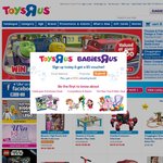 Toys "R" Us - Sign up & Get $5 Voucher + Free Colouring Book