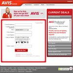 Sign up for AVIS Newsletter and Get $20 off Coupon
