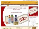 50% off L'occitane Winter Sale