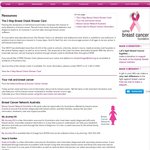 FREE Breast Check Shower Card from Sydney Breast Cancer Foundation