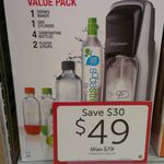 Sodastream Value Pack $49 (down from $79) at Target