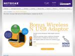 NetGear: Receive a Bonus Wireless N USB Adapter Valued at $129!
