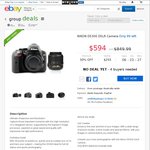 Nikon D5300 Digital SLR (Black) with AF-S VR18-55mm Lens - $594- eBay Group Deals- Free Shipping