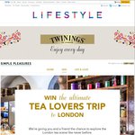 Win a Trip to London, 1 of 100 Twinings Tea Chests from Twinings/NineMSN