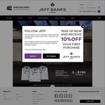 Jeff Banks London Mens Wear 40% off Everything for 36 Hours + Free Shipping
