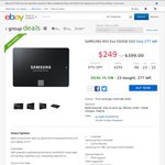 eBay Group Deals: SAMSUNG 850 Evo 500GB SSD $249 @ PC Byte eBay