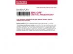 30% Off One Full Priced Book @ Borders