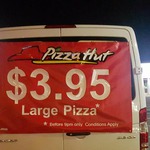 $3.95 Large Pizza @ Pizza Hut Indooroopilly QLD (Pick up before 9pm)