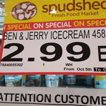 Ben & Jerry's Ice Cream: Choc Fudge Brownie 458ml $2.99 @ Spudshed (Innaloo WA)